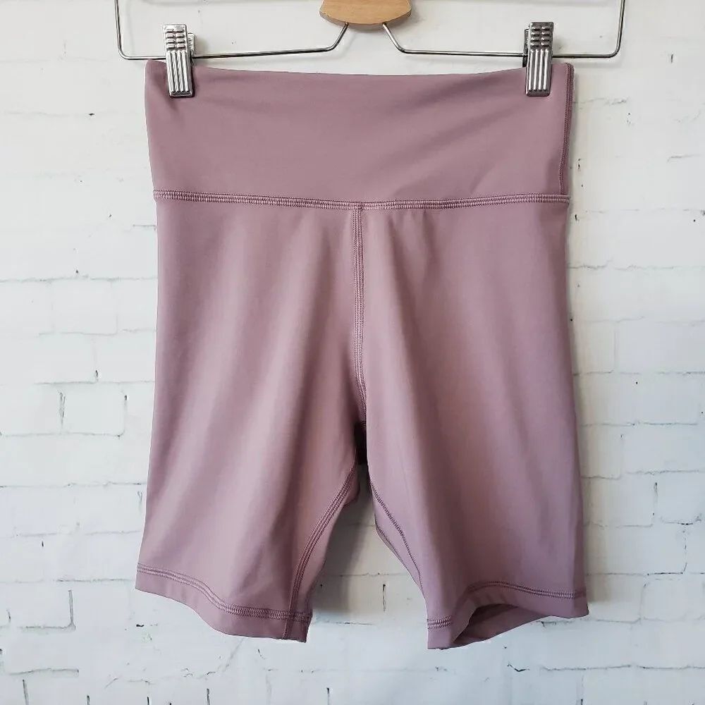 Ten Tree In Motion Bike Shorts Womens Size S Sustainable Mauve Neutral